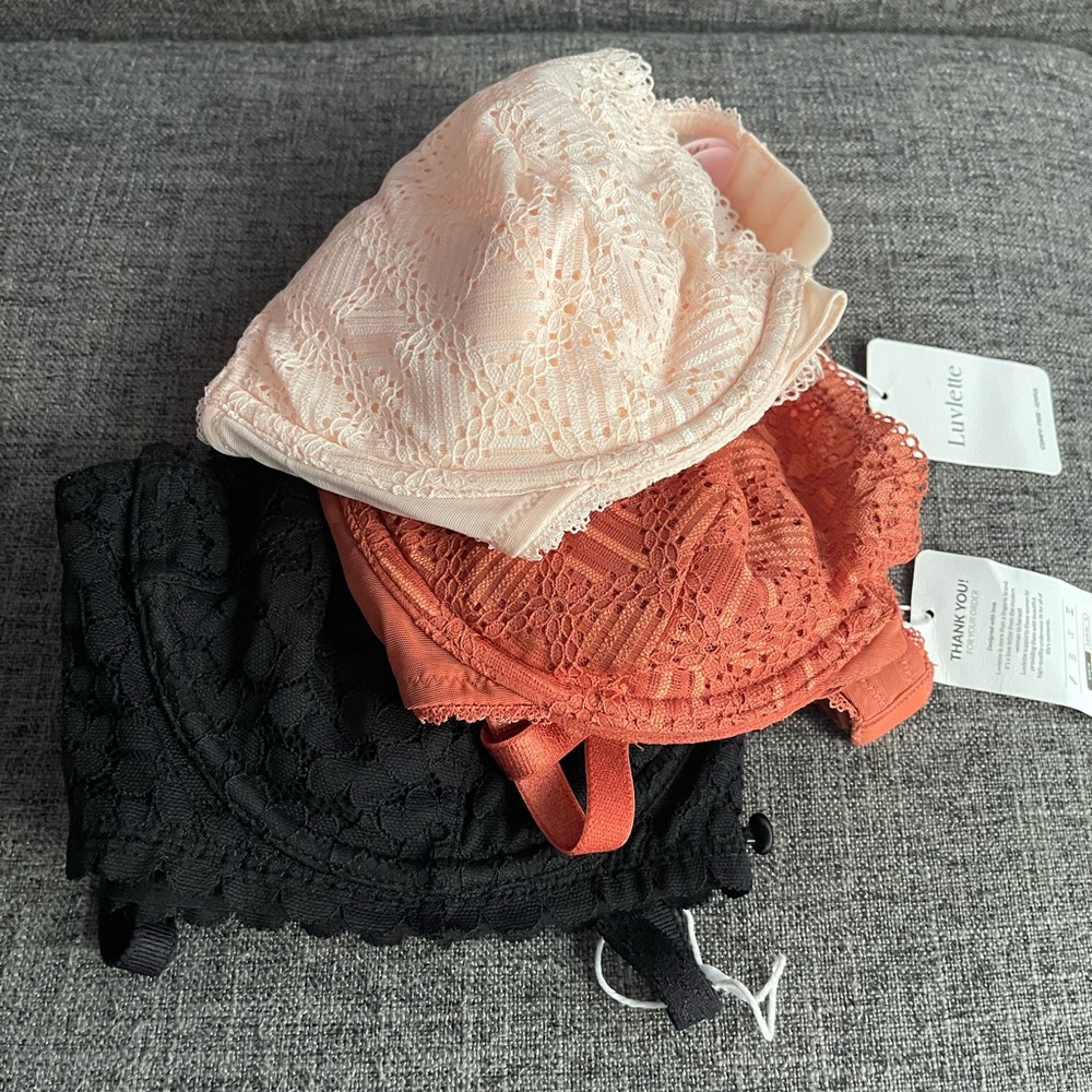 Unlined Lace Bras